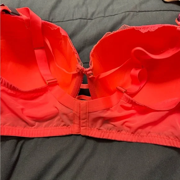 Cacique Vibrant Pink Lace Bra - Picture 3 of 6
